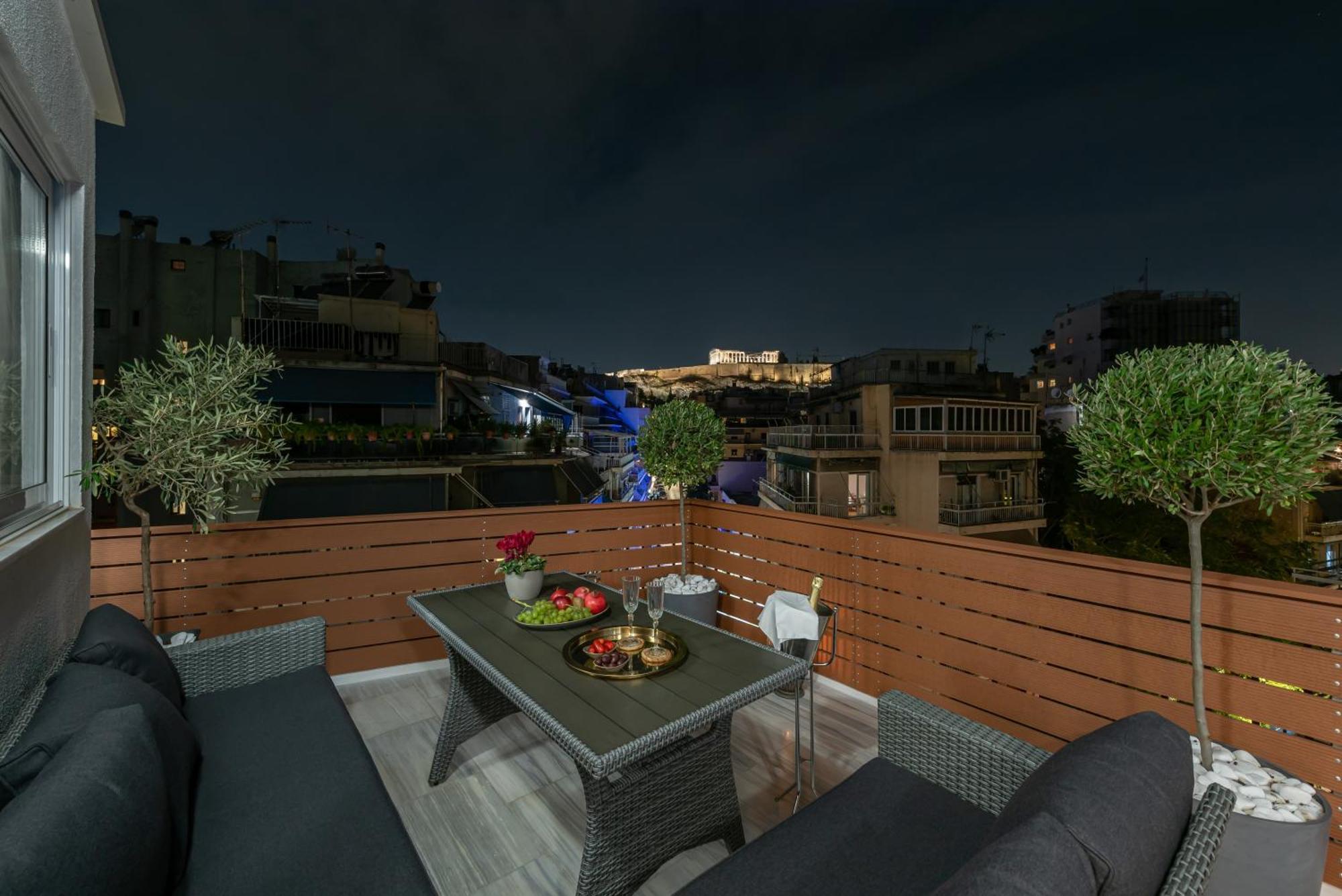 Apartamento Acropolis Divine Penthouse Atenas Exterior foto
