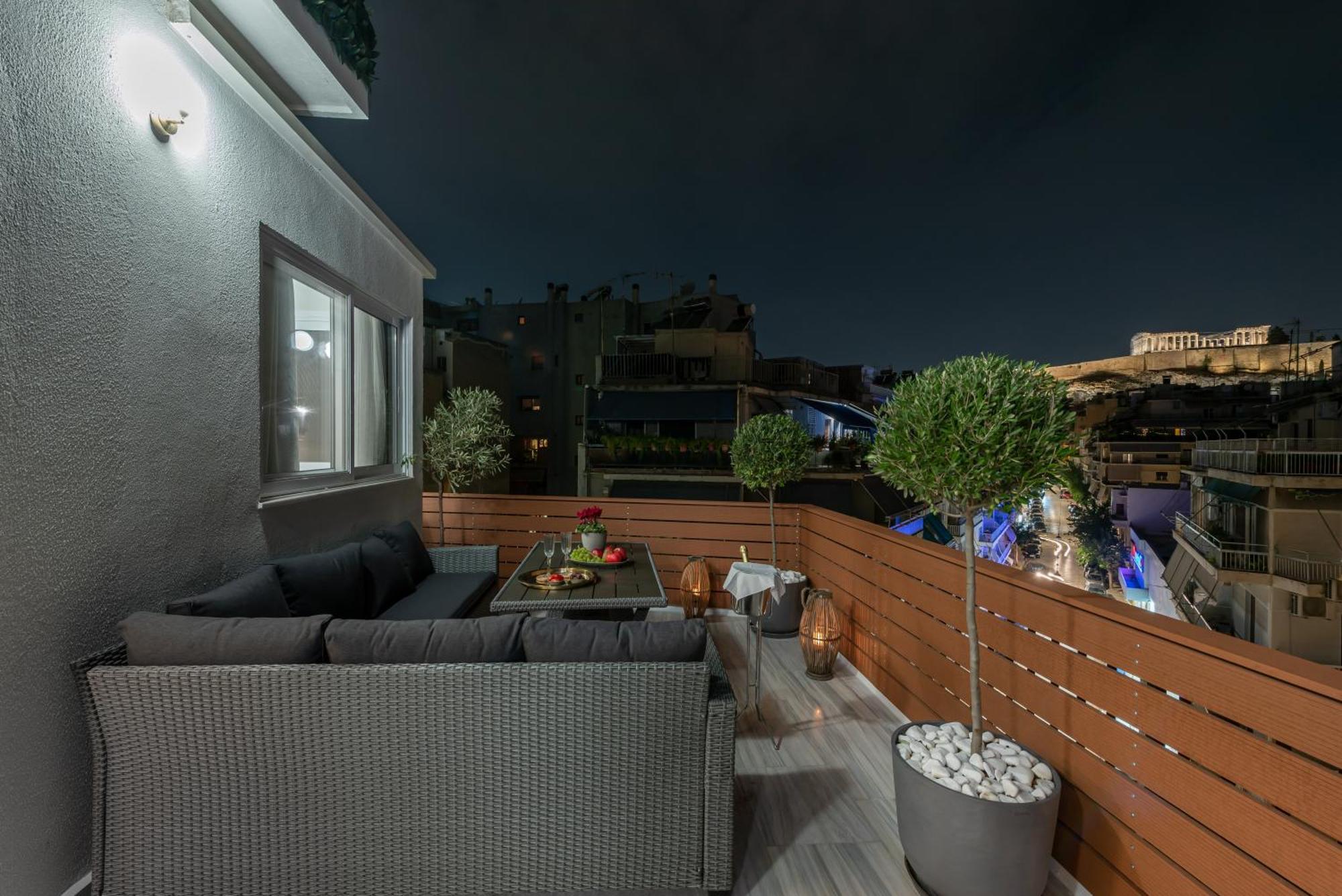 Apartamento Acropolis Divine Penthouse Atenas Exterior foto